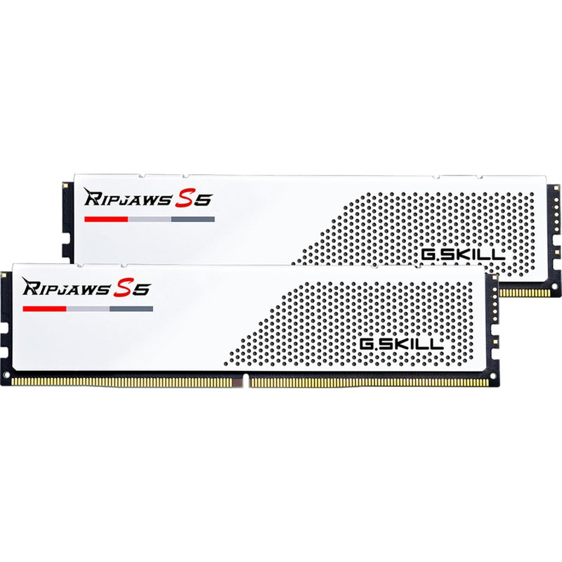 Afbeelding laden in galerijviewer, G.skill ripjaws s5 32 gb ddr5-5600 (2x 16 gb) werkgeheugen (wit, f5-5600j4040c16gx2-rs5w, xmp 3.0)
