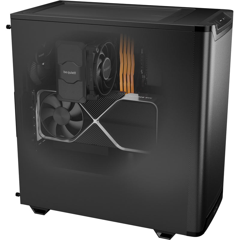 Afbeelding laden in galerijviewer, Be quiet! pure base 501 airflow midi tower behuizing (zwart | 2x usb-a | 1x usb-c)
