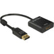 Delock displayport > hdmi adapter (zwart, 0,2 meter)