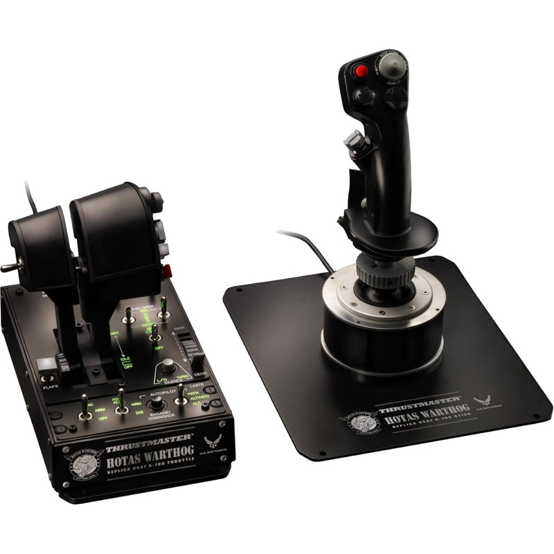 Afbeelding laden in galerijviewer, Thrustmaster hotas warthog joystick en throttle gaming hotas (zwart zilver, pc)
