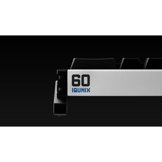 Iqunix ez60 magnetic switch gaming he keyboard (zwart, us lay-out (qwerty), gateron star trail, 60%, rgb, double shot pbt keycaps)