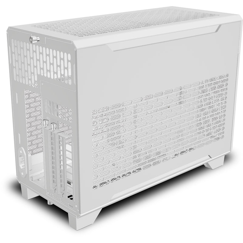 Afbeelding laden in galerijviewer, Thermaltake tr100 snow mini tower behuizing (wit | 2x usb-a | 1x usb-c)
