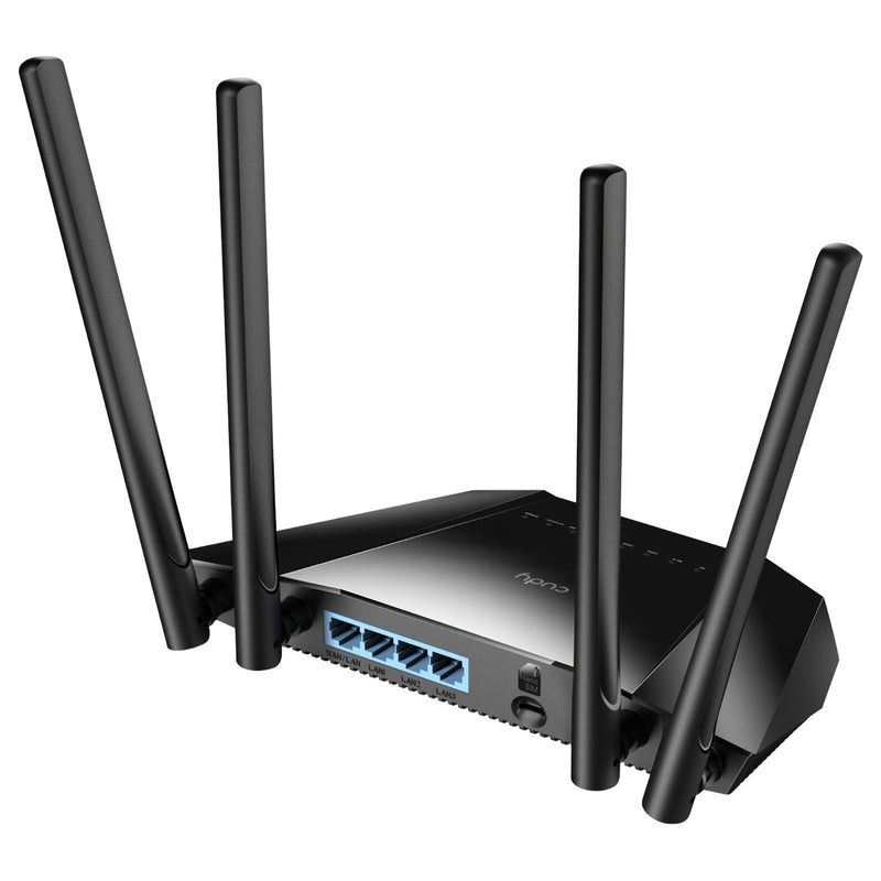 Afbeelding laden in galerijviewer, Cudy n300 wi-fi 4g lte cat4 router (zwart, app, nano sim-slot)
