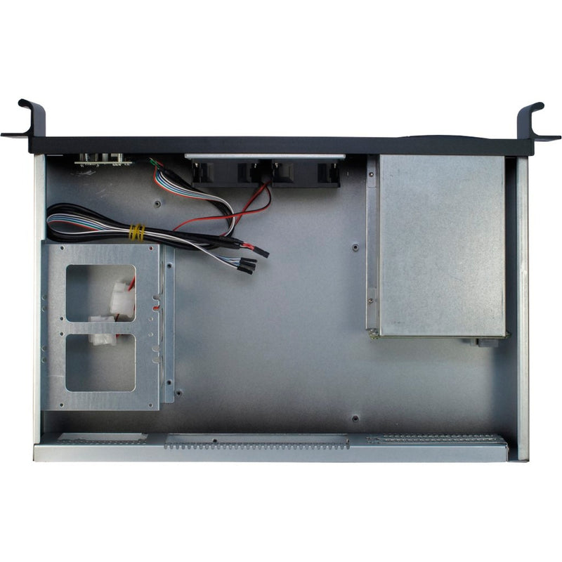 Afbeelding laden in galerijviewer, Inter-tech 1.5u-1528l rack behuizing (zwart | 2x usb-a)
