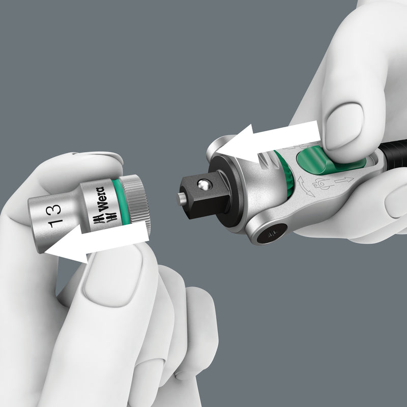 Afbeelding laden in galerijviewer, Wera 8100 sa 2 zyklop speed ratel- en doppenset, 1 4 -aandrijving, metrisch, 42 -delig - 1 stuk(s) - 05003533001
