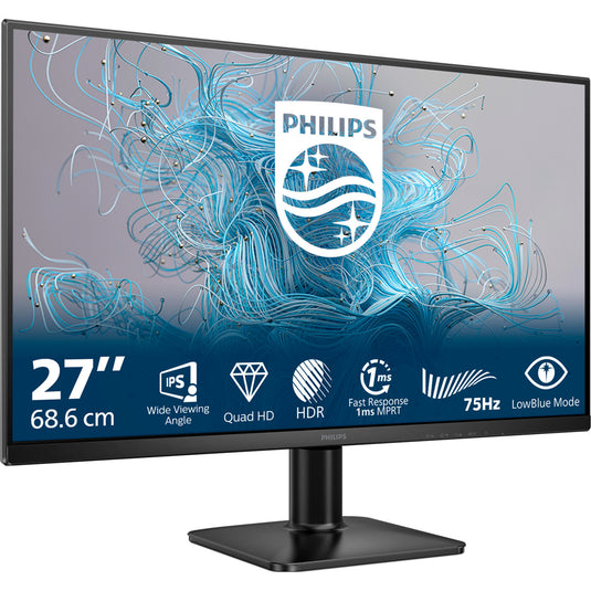 Philips 27e2n1500l 27 monitor (zwart, hdmi, displayport)