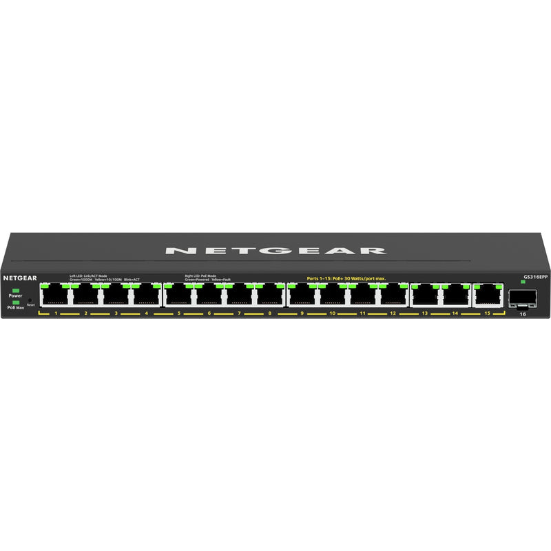 Afbeelding laden in galerijviewer, Netgear gs316epp switch (zwart)

