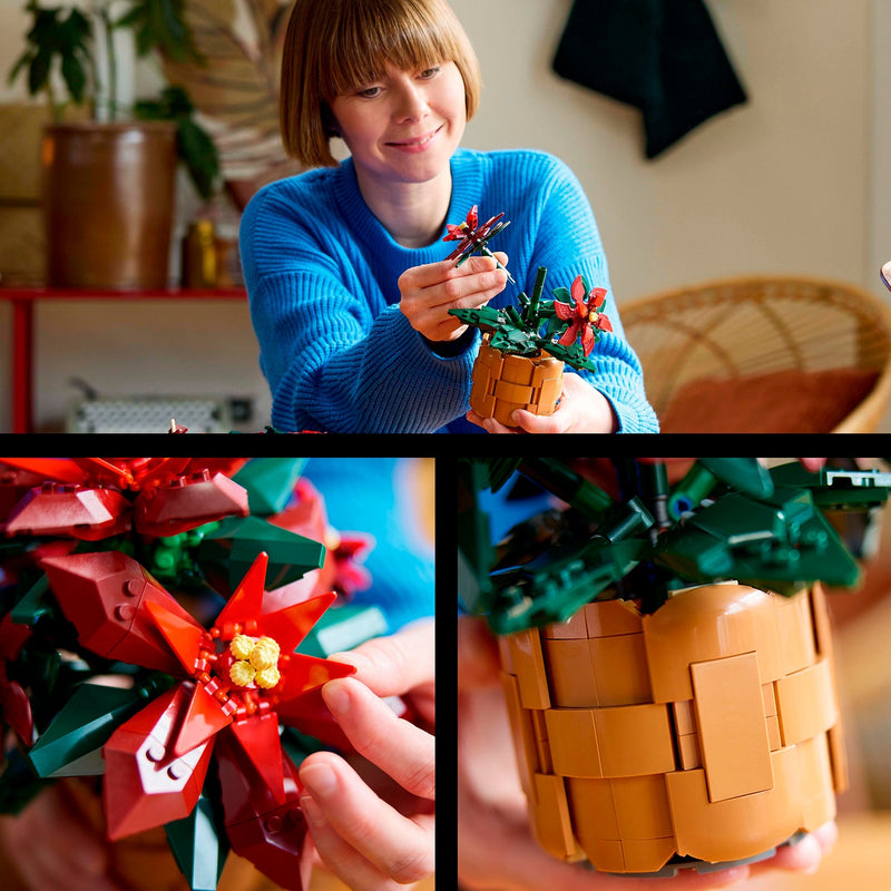 Afbeelding laden in galerijviewer, Lego icons kerstster poinsettia - 10370
