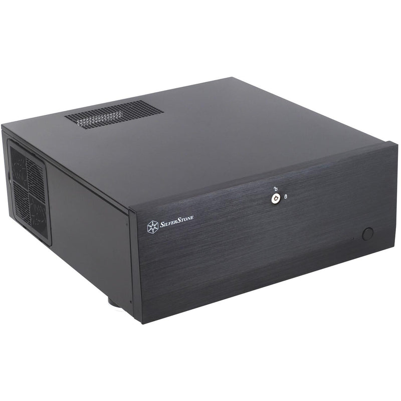 Afbeelding laden in galerijviewer, Silverstone grandia gd07b htpc behuizing (zwart | 2x usb-a)
