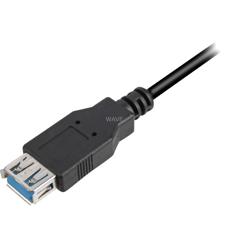 Afbeelding laden in galerijviewer, Sharkoon usb 3.0 verlengkabel (zwart, 1 meter)
