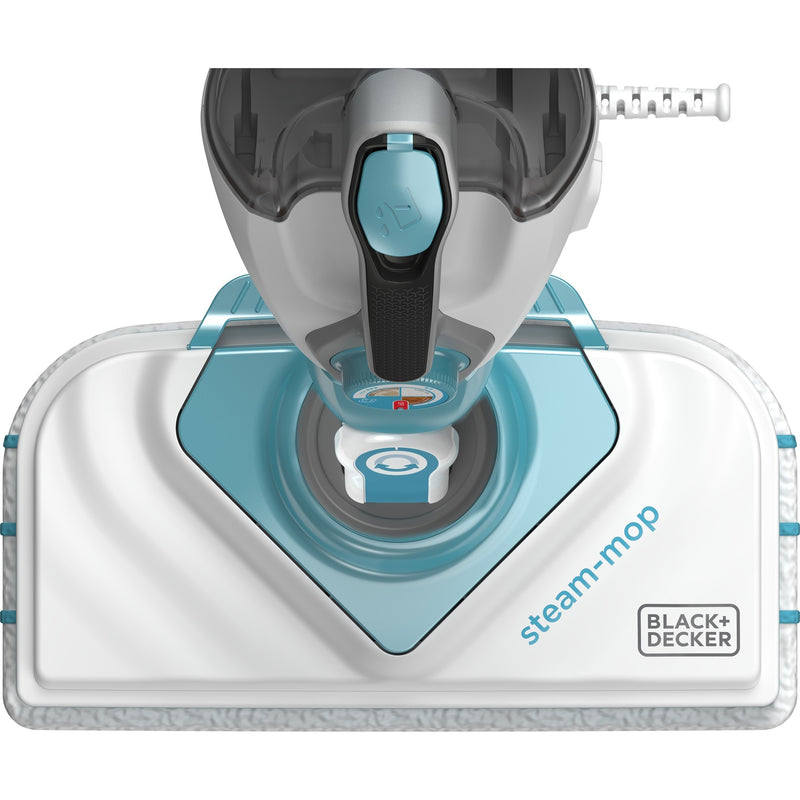 Afbeelding laden in galerijviewer, Black+decker 1600w steam-mop bhsm1615dam-qs stoomreiniger (wit blauw, incl. steamitt, deltavoet en 17 accessoires)
