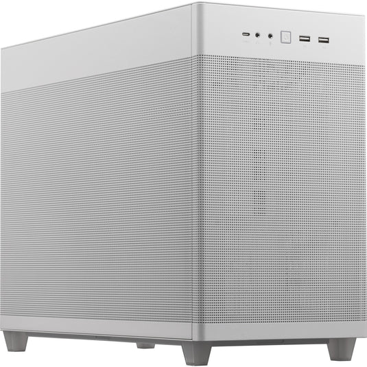 Asus prime ap201 mini tower behuizing (wit | 2x usb-a | 1x usb-c)