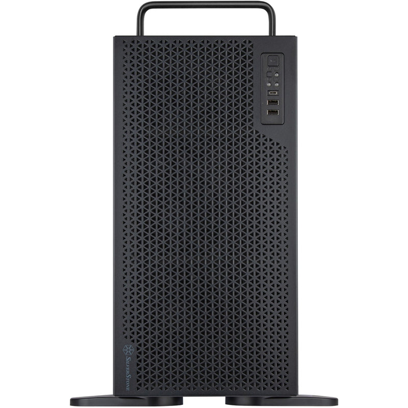 Afbeelding laden in galerijviewer, Silverstone rm52 server behuizing (zwart | 2x usb-a | 1x usb-c)
