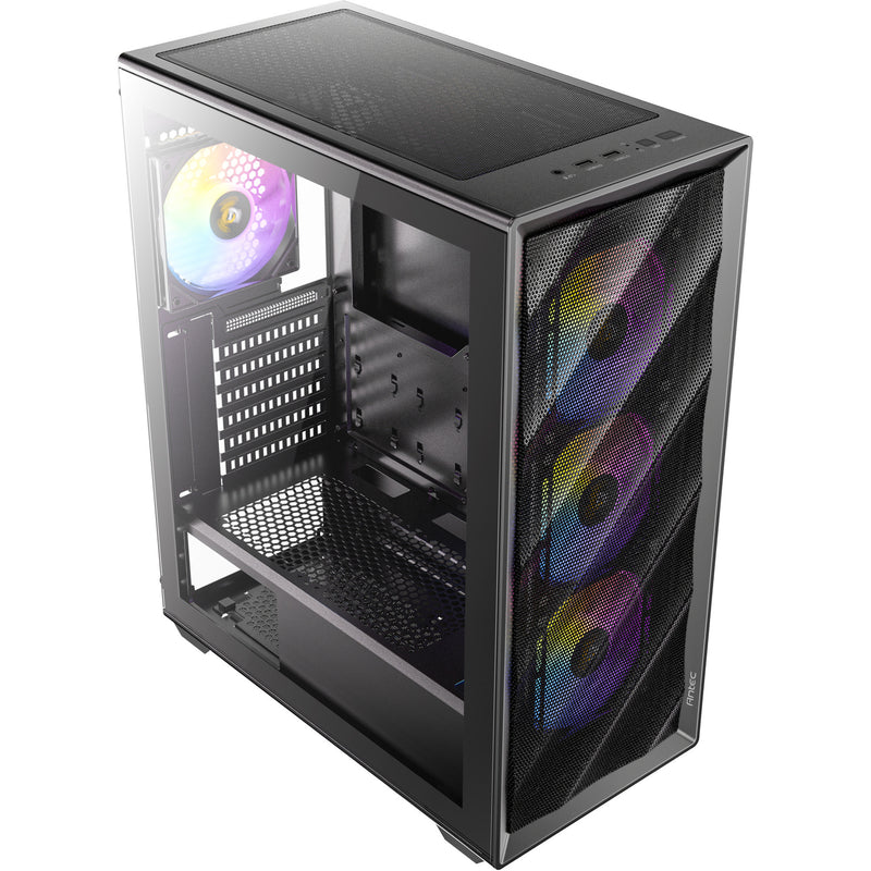 Afbeelding laden in galerijviewer, Antec ax85 argb midi tower behuizing (zwart | 2x usb-a | tempered glass)
