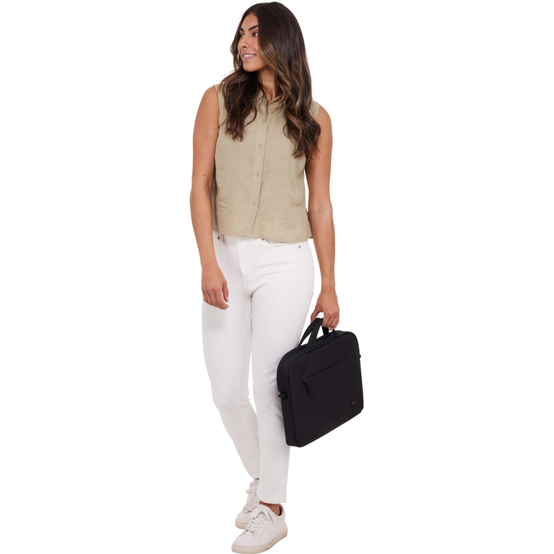 Afbeelding laden in galerijviewer, Case logic invigo 16 laptop attaché laptoptas (zwart)

