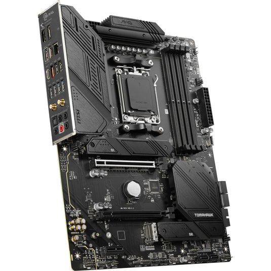 Msi mag b650 tomahawk wifi socket am5 moederbord (zwart, raid, 2.5 gb-lan, wi-fi 6e, bt, sound, atx)