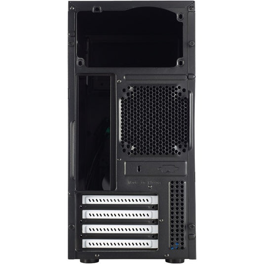 Fractal design core 1100 mini tower behuizing (zwart | 2x usb-a)