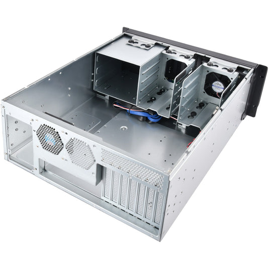 Silverstone rm400 rack behuizing (zwart | 2x usb-a 3.2 (5 gbit s))