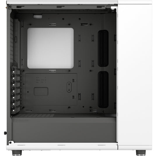 Fractal design north midi tower behuizing (wit houtkleur | 2x usb-a | 1x usb-c | tempered glass)