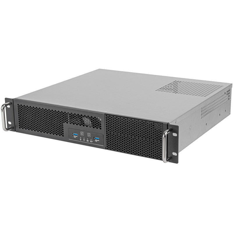 Afbeelding laden in galerijviewer, Silverstone rm23-502-mini rack behuizing (grijs zwart)
