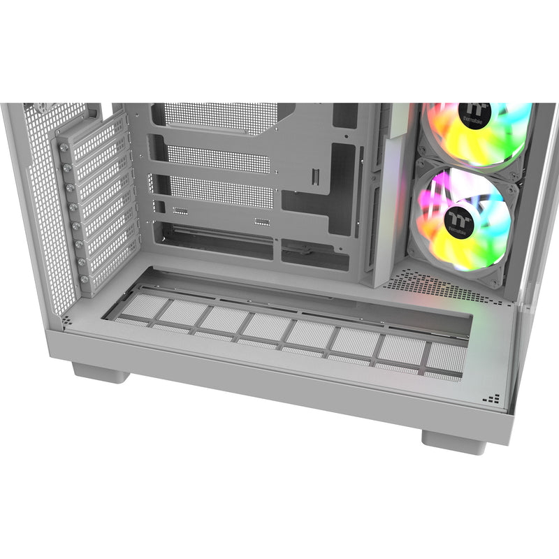 Afbeelding laden in galerijviewer, Thermaltake view 380 xl ws argb midi tower behuizing (wit houtkleur | 2x usb-a | 1x usb-c | rgb | tempered glass)
