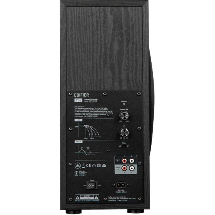 Afbeelding laden in galerijviewer, Edifier t5s actieve subwoofer luidspreker (zwart)
