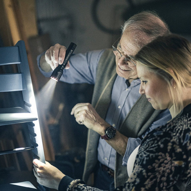 Afbeelding laden in galerijviewer, Ledlenser p6r zaklamp (zwart, 1200 lm, 6000-7500k)
