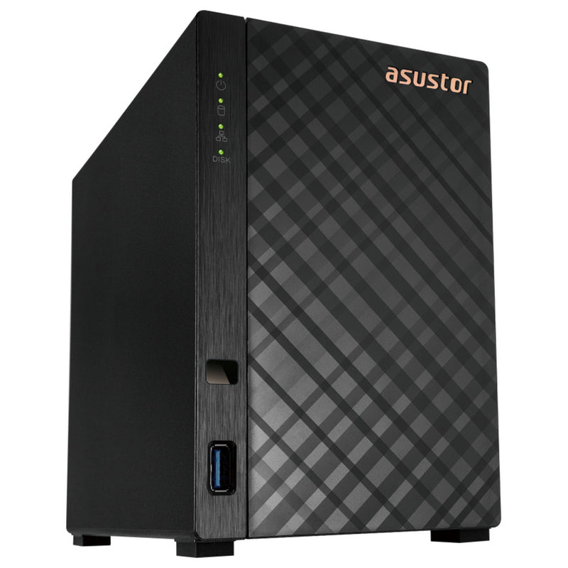 Afbeelding laden in galerijviewer, Asustor drivestor 2 gen2 (as1202t) nas (zwart, lan, usb)
