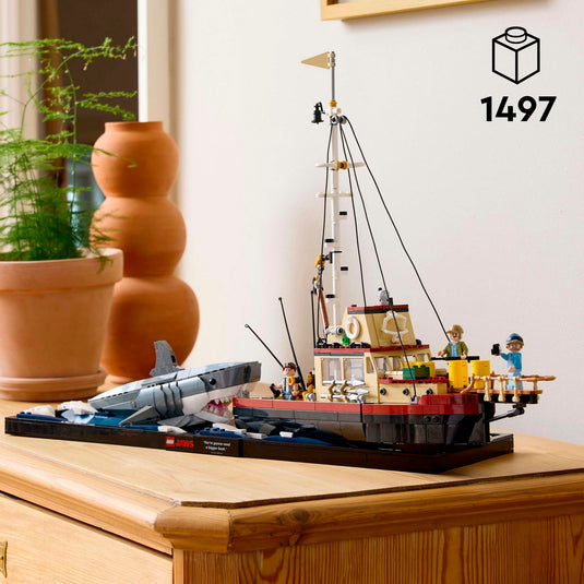 Lego ideas - jaws constructiespeelgoed (21350)