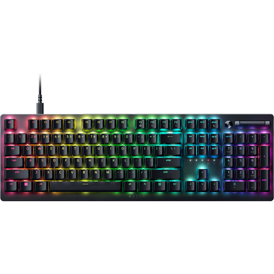 Razer deathstalker v2, gaming toetsenbord (zwart, us lay-out, rgb leds, abs keycaps)