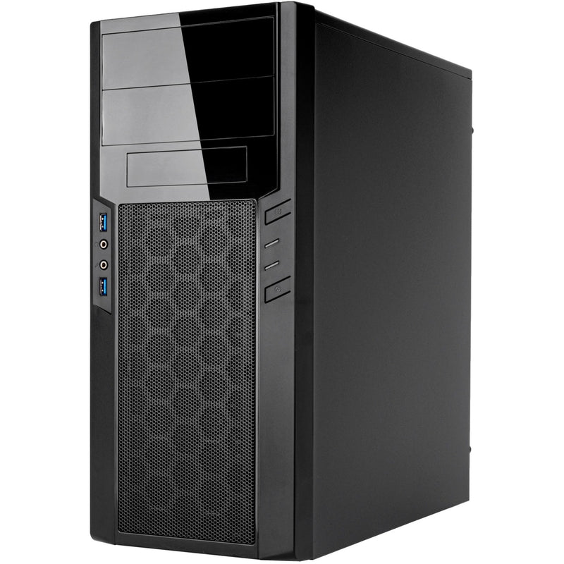 Afbeelding laden in galerijviewer, Silverstone sst-ps13b midi tower behuizing (zwart | 2x usb-a)
