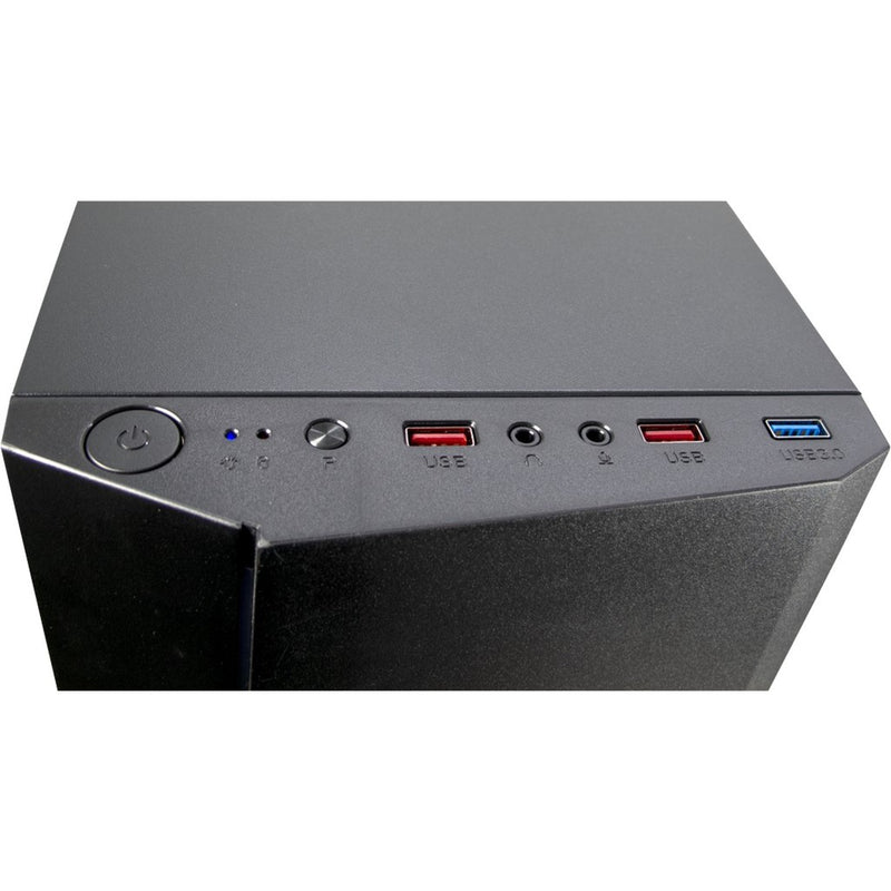 Afbeelding laden in galerijviewer, Inter-tech b-02 rgb midi tower behuizing (zwart | 3x usb-a | rgb | window)
