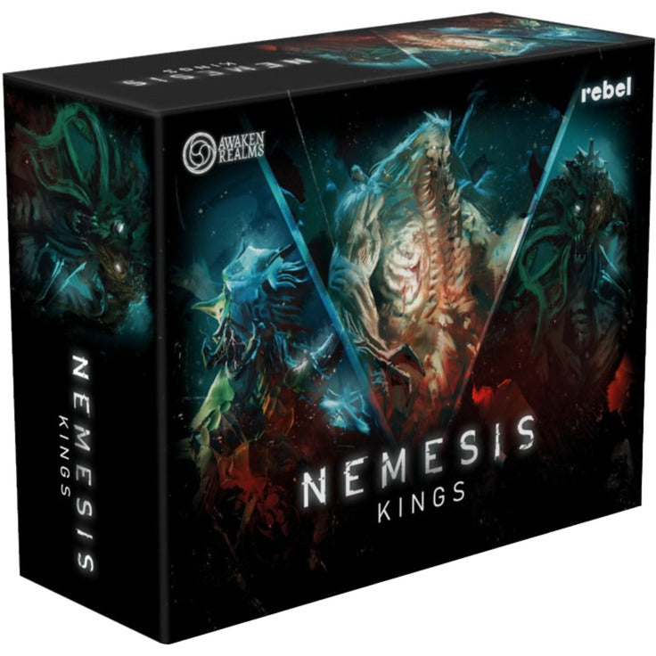 Afbeelding laden in galerijviewer, Asmodee nemesis: kings bordspel (engels, uitbreiding, 1 - 5 spelers, 35 - 175 minuten, vanaf 14 jaar)
