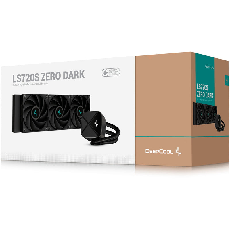 Afbeelding laden in galerijviewer, Deepcool ls720s zero dark waterkoeling (zwart, 4-pins pwm fan-connector)
