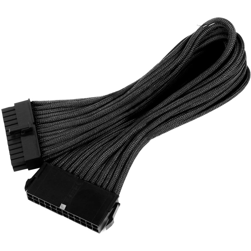Afbeelding laden in galerijviewer, Silverstone 24-pin atx verlengkabel (zwart, 30 centimeter, pp07-mbb)
