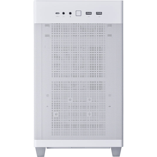 Asus prime ap201 midi tower behuizing (wit | 2x usb-a | 1x usb-c | tempered glass)
