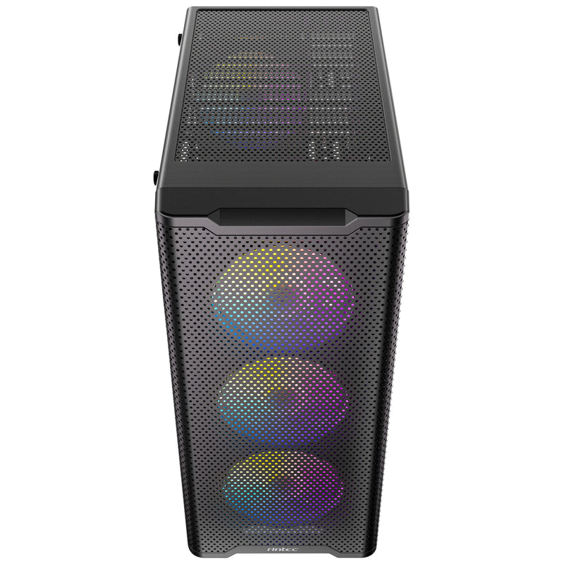 Afbeelding laden in galerijviewer, Antec vx310 argb midi tower behuizing (zwart | 3x usb-a | tempered glass)
