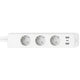 Tp-link tapo p300 smart wifi-stekkerdoos (wit, 2x usb-a, 1x usb-c, wifi, bluetooth 4.2)