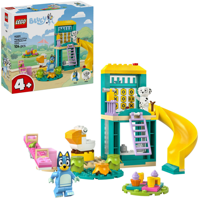 Afbeelding laden in galerijviewer, Lego ® bluey: bluey en chloé in de speeltuin bouwset - 11201
