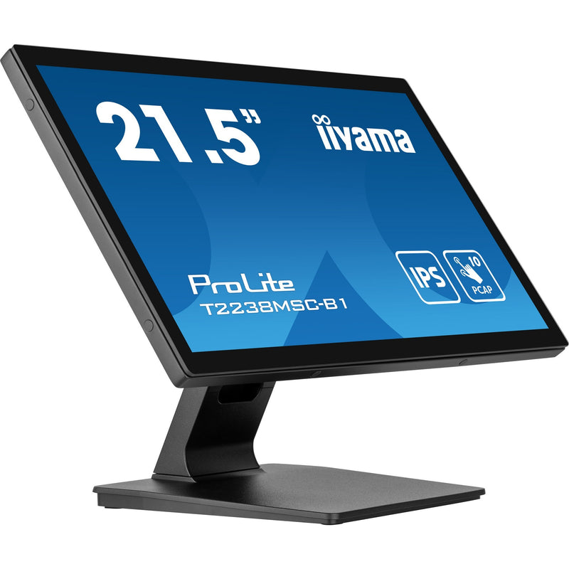 Afbeelding laden in galerijviewer, Iiyama prolite t2238msc-b1 21.5 touchscreen monitor (zwart (mat), hdmi, displayport, 2x usb-a, usb-b)
