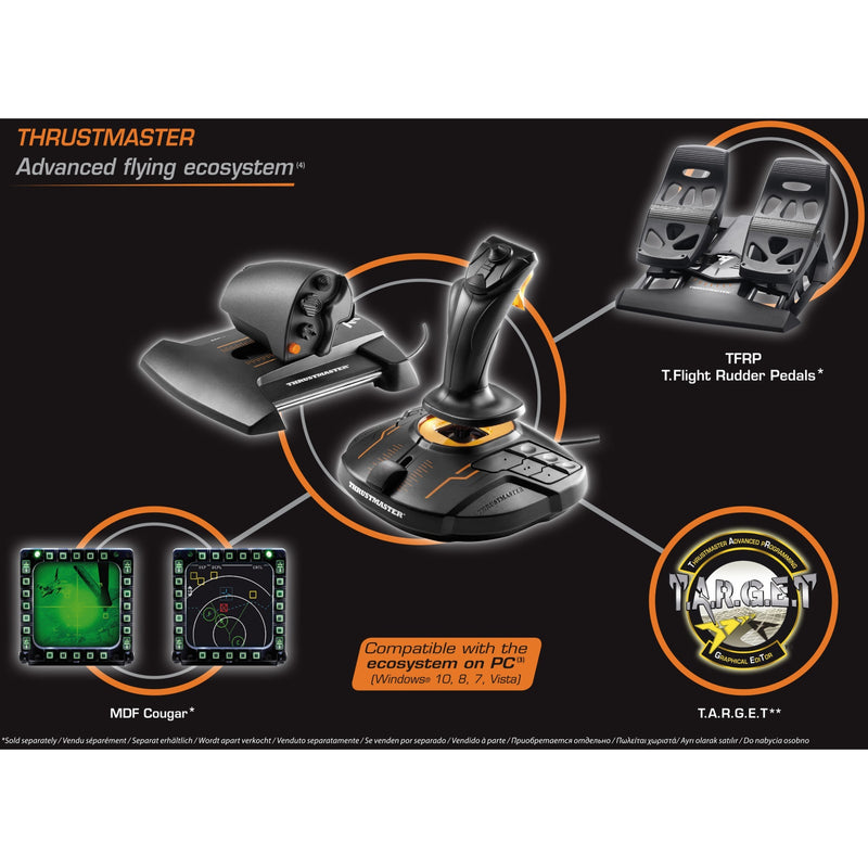 Afbeelding laden in galerijviewer, Thrustmaster t.16000m fcs hotas gaming hotas (zwart oranje, pc)
