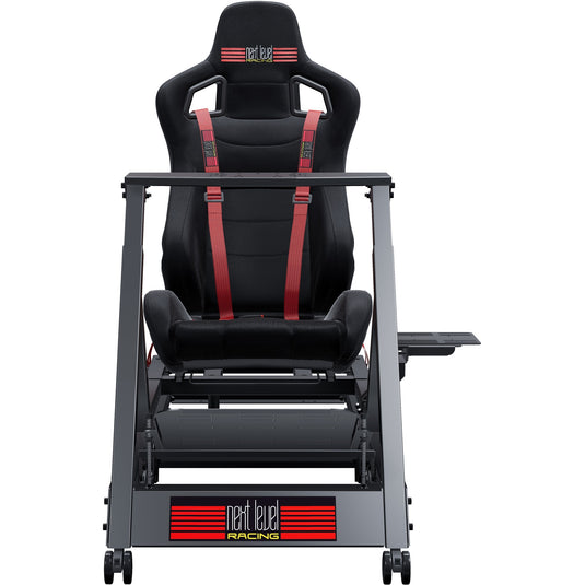 Next level racing gttrack simulator cockpit racing simulator (zwart)