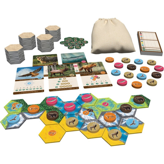 Asmodee cascadia - familiespel - bordspel - engelstalig