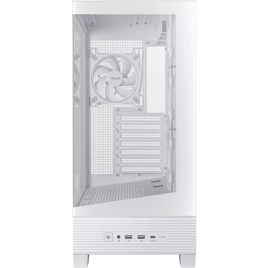 Asus a31 plus midi tower behuizing (wit | 2x usb-a | 2x usb-c | tempered glass)
