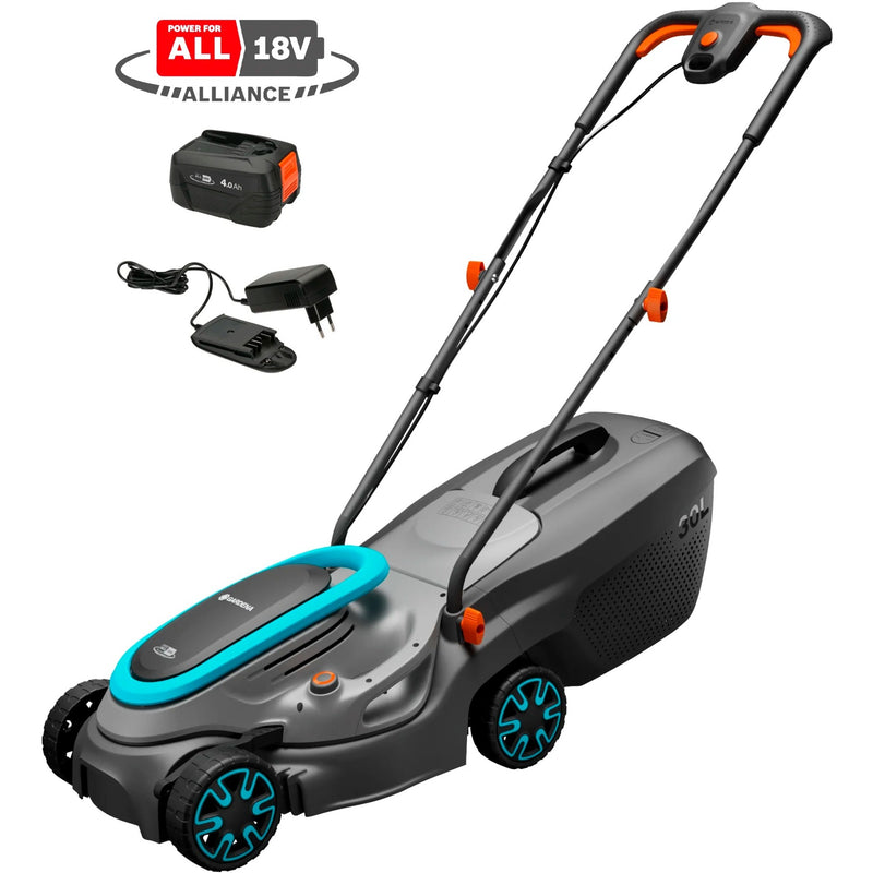 Afbeelding laden in galerijviewer, Gardena powermax 32 18v p4a read grasmaaier accu incl. oplader 18 v snijbreedte max. 320 mm
