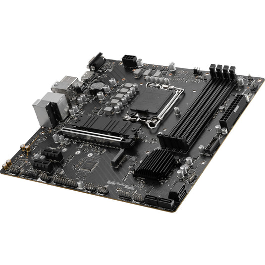 Msi pro b760m-p socket 1700 moederbord (zwart, raid, gb-lan, sound, µatx)