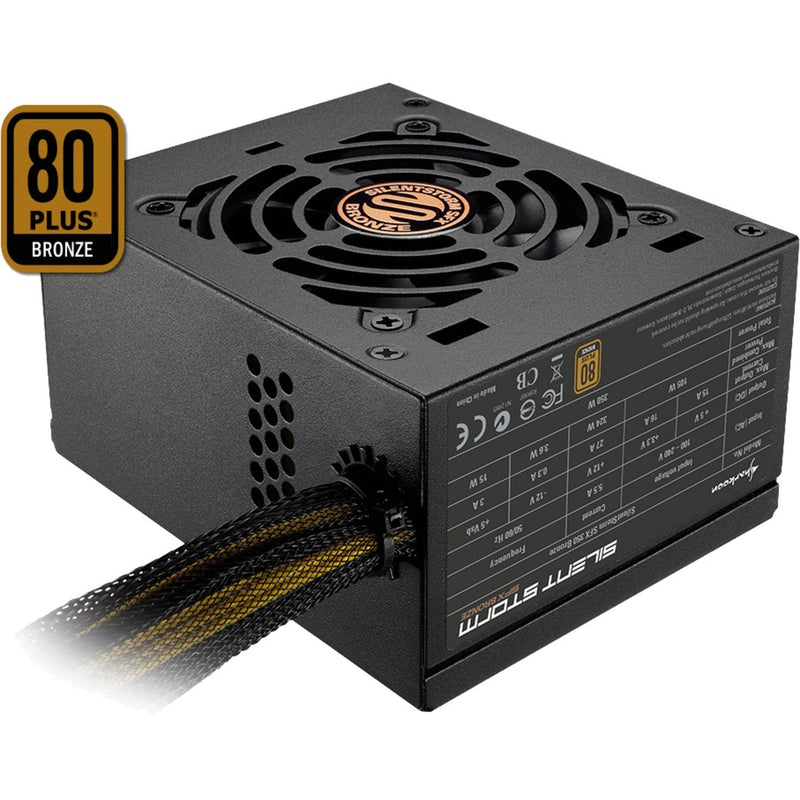 Afbeelding laden in galerijviewer, Sharkoon silentstorm sfx 450 bronze 450 watt voeding (zwart, 1x pcie)
