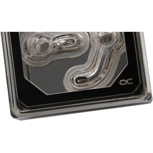 Alphacool eisblock xpx aurora edge acryl black cpu-koeler (transparant zwart)