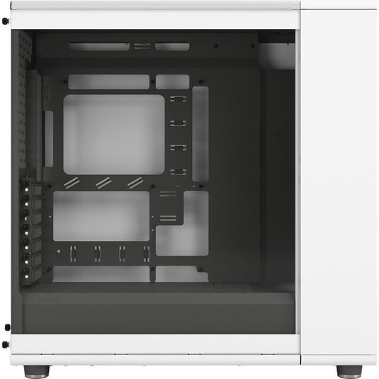Fractal design north xl rc chalk white tg clear midi tower behuizing (wit houtkleur | 2x usb-a | 1x usb-c | tempered glass)