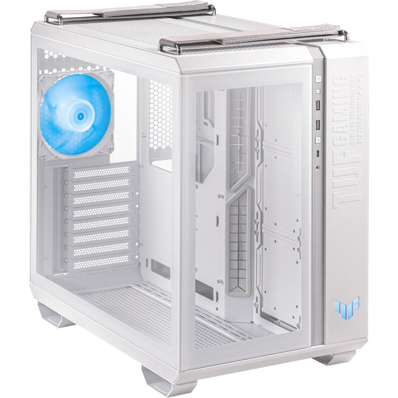 Afbeelding laden in galerijviewer, Asus tuf gaming gt502 plus midi tower behuizing (wit | 2x usb-a | 1x usb-c | tempered glass)

